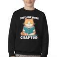 Cat Reading Books Bookworm Read One More Chapter Youth Crewneck Sweatshirt Cat Reading Books Bookworm Read One More Chapter Youth Crewneck Sweatshirt