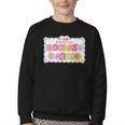 Certified Bookish Baddie Cute Book Lover Youth Crewneck Sweatshirt