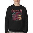 Chapter 31 Gothic 31st Birthday Book Lover Dark Romance Youth Crewneck Sweatshirt Chapter 31 Gothic 31st Birthday Book Lover Dark Romance Youth Crewneck Sweatshirt