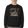 Chapter 37th Birthday Bookworm 37 Years Old For Book Lovers Youth Crewneck Sweatshirt