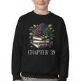 Chapter 39 39th Birthday Women Book Lovers Dark Romance Youth Crewneck Sweatshirt