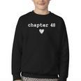 Chapter 48 Book Lovers Readers & Authors 48th Birthday Youth Crewneck Sweatshirt Chapter 48 Book Lovers Readers & Authors 48th Birthday Youth Crewneck Sweatshirt