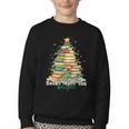 Christmas Books Make You Bright Librarian Teacher Book Lover Youth Crewneck Sweatshirt Christmas Books Make You Bright Librarian Teacher Book Lover Youth Crewneck Sweatshirt