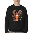 Christmas Librarian Reindeer Xmas Book Teachers Love Reading Youth Crewneck Sweatshirt Christmas Librarian Reindeer Xmas Book Teachers Love Reading Youth Crewneck Sweatshirt
