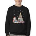 Christmas A Penguin Reading Book Snowflake Cocoa Hot Teacher Youth Crewneck Sweatshirt Christmas A Penguin Reading Book Snowflake Cocoa Hot Teacher Youth Crewneck Sweatshirt