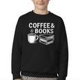 Coffee & Books Youth Crewneck Sweatshirt