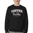Coffee And Books i Love Them Both Youth Crewneck Sweatshirt