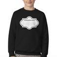 Composition Book Notebook Teacher's Halloween Group Costume Youth Crewneck Sweatshirt