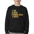 Cool Comic Books Art For Men Women Comic Book Lover Comics Youth Crewneck Sweatshirt