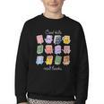Cool Kids Read Books School Librarian Reading Teacher Youth Crewneck Sweatshirt