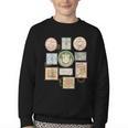 Coquette Boys Of Tommen Books Stamp Tommen College Tees Youth Crewneck Sweatshirt
