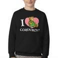 Corduroy I Heart Corduroy Teddy Bear Retro Children's Book Youth Crewneck Sweatshirt Corduroy I Heart Corduroy Teddy Bear Retro Children's Book Youth Crewneck Sweatshirt