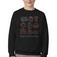 Cozy Bookish Fall Vibes Pumpkin Latte Books Autumn Reading Youth Crewneck Sweatshirt Cozy Bookish Fall Vibes Pumpkin Latte Books Autumn Reading Youth Crewneck Sweatshirt
