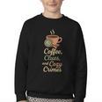 Cozy Crime Club Mystery Reader Bookish Sleuth Youth Crewneck Sweatshirt