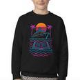 Cruise Ship Vacations Reading Book Lovers Sunset Youth Crewneck Sweatshirt Cruise Ship Vacations Reading Book Lovers Sunset Youth Crewneck Sweatshirt