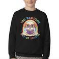 Cute 100th Day Of School 100 Days Dog Reading Book Rainbow Youth Crewneck Sweatshirt Cute 100th Day Of School 100 Days Dog Reading Book Rainbow Youth Crewneck Sweatshirt