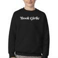 Cute Basic Book Girlie Youth Crewneck Sweatshirt