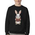 Cute Bookworm Bunny Reading For Kids And Teachers Youth Crewneck Sweatshirt Cute Bookworm Bunny Reading For Kids And Teachers Youth Crewneck Sweatshirt