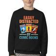 Cute Comic Book For Men Women Comic Book Collector Youth Crewneck Sweatshirt