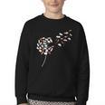 Dandelion Books Book Lover Reading Bookworm Reader Youth Crewneck Sweatshirt