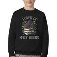 Dark Romance Book Lover Spicy Books Bookish Merch Morally Youth Crewneck Sweatshirt
