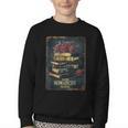 Dark Romance Reader Vintage Floral Book Lover Youth Crewneck Sweatshirt Dark Romance Reader Vintage Floral Book Lover Youth Crewneck Sweatshirt