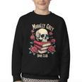 Dark Romance Romantasy Smutty Book Lover Morally Grey Merch Youth Crewneck Sweatshirt Dark Romance Romantasy Smutty Book Lover Morally Grey Merch Youth Crewneck Sweatshirt