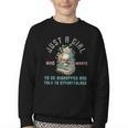 Dark Romance Women STFUATTDLAGG Smutt Book Merch Good Girl Youth Crewneck Sweatshirt Dark Romance Women STFUATTDLAGG Smutt Book Merch Good Girl Youth Crewneck Sweatshirt