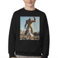 David And Goliath Bible Book Of Samuel King David Youth Crewneck Sweatshirt David And Goliath Bible Book Of Samuel King David Youth Crewneck Sweatshirt