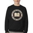A Day Without Reading Is Like Just Kidding Book Lover Youth Crewneck Sweatshirt A Day Without Reading Is Like Just Kidding Book Lover Youth Crewneck Sweatshirt