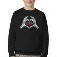 Dead Inside But I Still Read Romance Smut Book Lovers Youth Crewneck Sweatshirt