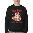 Dear Santa More Books Please Coquette Bow Books Christmas Youth Crewneck Sweatshirt Dear Santa More Books Please Coquette Bow Books Christmas Youth Crewneck Sweatshirt