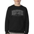 Derbyshire England Literature Barely Tolerable Book Quote Youth Crewneck Sweatshirt