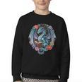 Dragon Reading Book Girls Kids Bookworm Book Lover Youth Crewneck Sweatshirt Dragon Reading Book Girls Kids Bookworm Book Lover Youth Crewneck Sweatshirt
