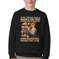 In My Dream World Books Are Free Chocolate Is Healthy Youth Crewneck Sweatshirt In My Dream World Books Are Free Chocolate Is Healthy Youth Crewneck Sweatshirt