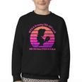 With A Dreamy Far-Off Look And Her Nose Stuck In A Book Youth Crewneck Sweatshirt