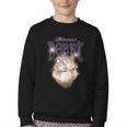 Dungeon Crawler Carl Airbrushed Princess Donut Series Book Youth Crewneck Sweatshirt Dungeon Crawler Carl Airbrushed Princess Donut Series Book Youth Crewneck Sweatshirt