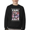 Dungeon Crawler Carl Vintage Paperback Illustration Book Youth Crewneck Sweatshirt Dungeon Crawler Carl Vintage Paperback Illustration Book Youth Crewneck Sweatshirt