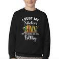 I Dust My Shelves But My Books Are Still Filthy Smut Book Youth Crewneck Sweatshirt