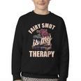 Fairy Smut Is My Therapy Romantasy Spicy Books Faerie Tales Youth Crewneck Sweatshirt Fairy Smut Is My Therapy Romantasy Spicy Books Faerie Tales Youth Crewneck Sweatshirt