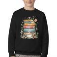 Fantasy Drama Tragedy Book Lover Subtle Watercolor Youth Crewneck Sweatshirt Fantasy Drama Tragedy Book Lover Subtle Watercolor Youth Crewneck Sweatshirt