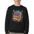 Fantasy Drama Tragedy Books Subtle Reader Librarian Flower Youth Crewneck Sweatshirt Fantasy Drama Tragedy Books Subtle Reader Librarian Flower Youth Crewneck Sweatshirt