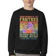 Fantasy Reader Society Reading Book Retro Bookworm Reader Youth Crewneck Sweatshirt Fantasy Reader Society Reading Book Retro Bookworm Reader Youth Crewneck Sweatshirt