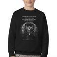 Frankenstein Quote Mary Shelley's Book For Men And Women Youth Crewneck Sweatshirt