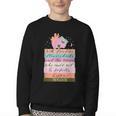 With Freedom Flowers Books And The Moon Youth Crewneck Sweatshirt
