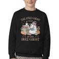 The Only Ghost I Need Is The Holy Ghost Books Reading Lovers Youth Crewneck Sweatshirt The Only Ghost I Need Is The Holy Ghost Books Reading Lovers Youth Crewneck Sweatshirt