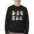 Ghost Santa Elf Squad Read Books Bookish Librarian Christmas Youth Crewneck Sweatshirt Ghost Santa Elf Squad Read Books Bookish Librarian Christmas Youth Crewneck Sweatshirt