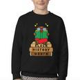Girl Kid Reading Book Black History Month Bookworm Youth Crewneck Sweatshirt Girl Kid Reading Book Black History Month Bookworm Youth Crewneck Sweatshirt