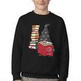 Gnome Read Reading Book Librarian Across America Women Kids Youth Crewneck Sweatshirt