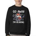 Go Away I'm Reading Book Reader Cute Fox Librarians Youth Crewneck Sweatshirt Go Away I'm Reading Book Reader Cute Fox Librarians Youth Crewneck Sweatshirt